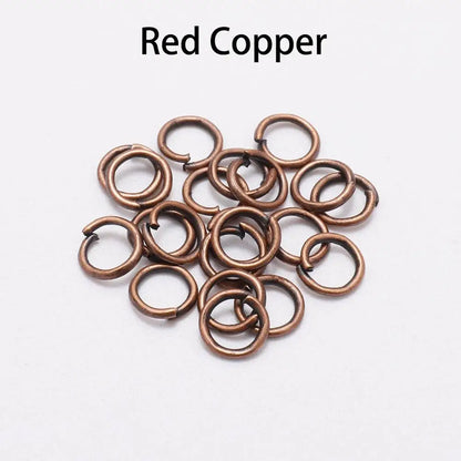 50-200Pcs/Lot 3-20 Mm Jump Rings Split Rings Connectors for Diy Jewelry Finding Making Accessories Wholesale Supplies