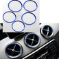 for Mercedes Benz A/B/GLA/CLA Class Aluminium Alloy Air Outlet Sticker/Instrument Panel Air Outlet Decoration Ring