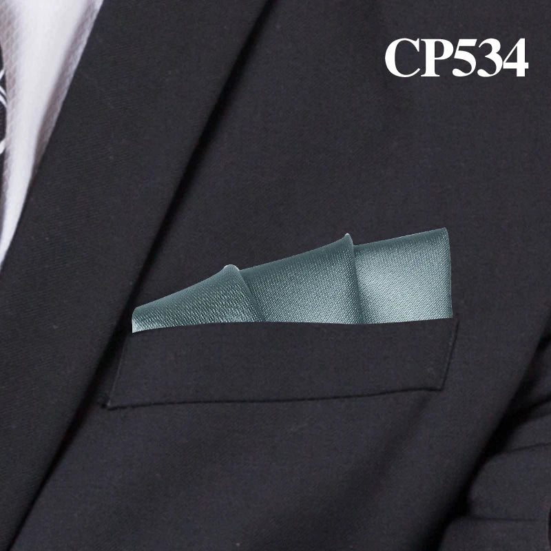 Satin Handkerchief for Men Candy Color Mens Suits Pocket Square Business Chest Towel Hanky Suit Napkin Solid Hankies