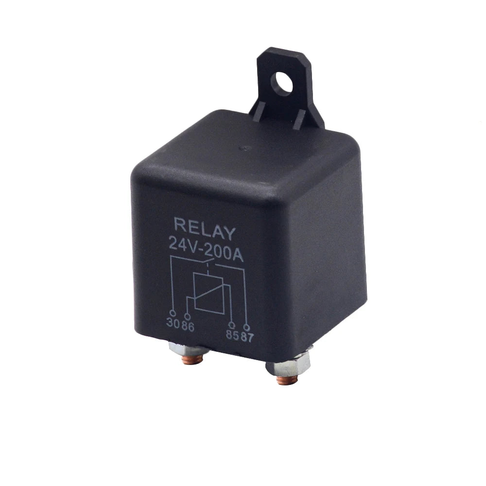 New Car Truck Motor Automotive High Current Relay 12V/24V 200A 2.4W Continuous Type Automotive Relay Car Relays