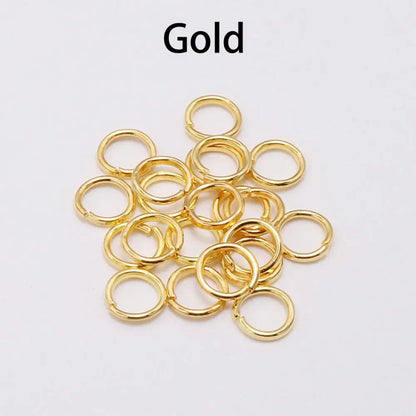 50-200Pcs/Lot 3-20 Mm Jump Rings Split Rings Connectors for Diy Jewelry Finding Making Accessories Wholesale Supplies