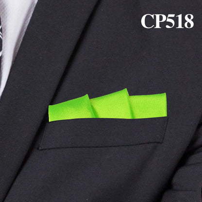 Satin Handkerchief for Men Candy Color Mens Suits Pocket Square Business Chest Towel Hanky Suit Napkin Solid Hankies