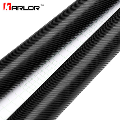 152Cm*200Cm 4D Carbon Fiber Vinyl Film Car Styling Wrapping Sheet Roll Film Automobiles DIY Car Hood Roof Stickers Accessories