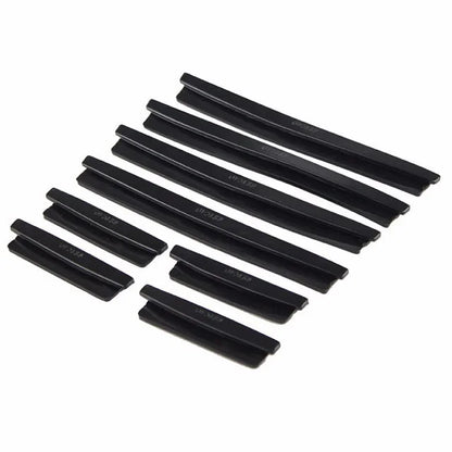 8Pcs/Set Car Door Side Edge Protector Strip Auto SUV Scrape Guard Bumper Handle Protective Cover Sticker Universal Auto Decal