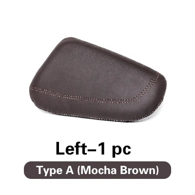 Genuine Leather Car Knee Pad Leg Cushion Rest Pillow for BMW F20 F30 G20 E90 E60 F10 E46 G30 E92 E36 E87 Interior Accessories