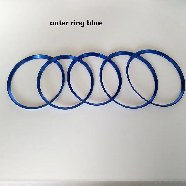for Mercedes Benz A/B/GLA/CLA Class Aluminium Alloy Air Outlet Sticker/Instrument Panel Air Outlet Decoration Ring