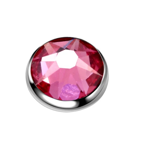 1PC Titanium Microdermal Piercing Surface Internally Threaded Gem Ends Dermal Skin Diver Hide in Medusa Piercing Body Jewelry