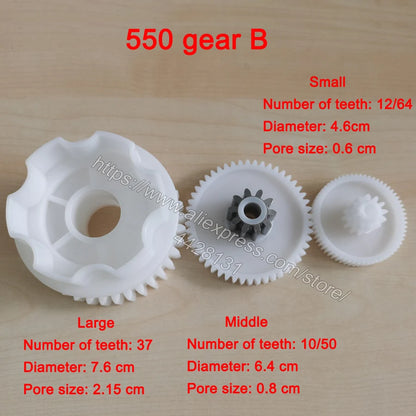 Children Electric Car Plastic Gear,550 Gearbox Gear for Electric Baby Cars,Kid'S Electric Vehicle Metal Gear for 390 Gearbox