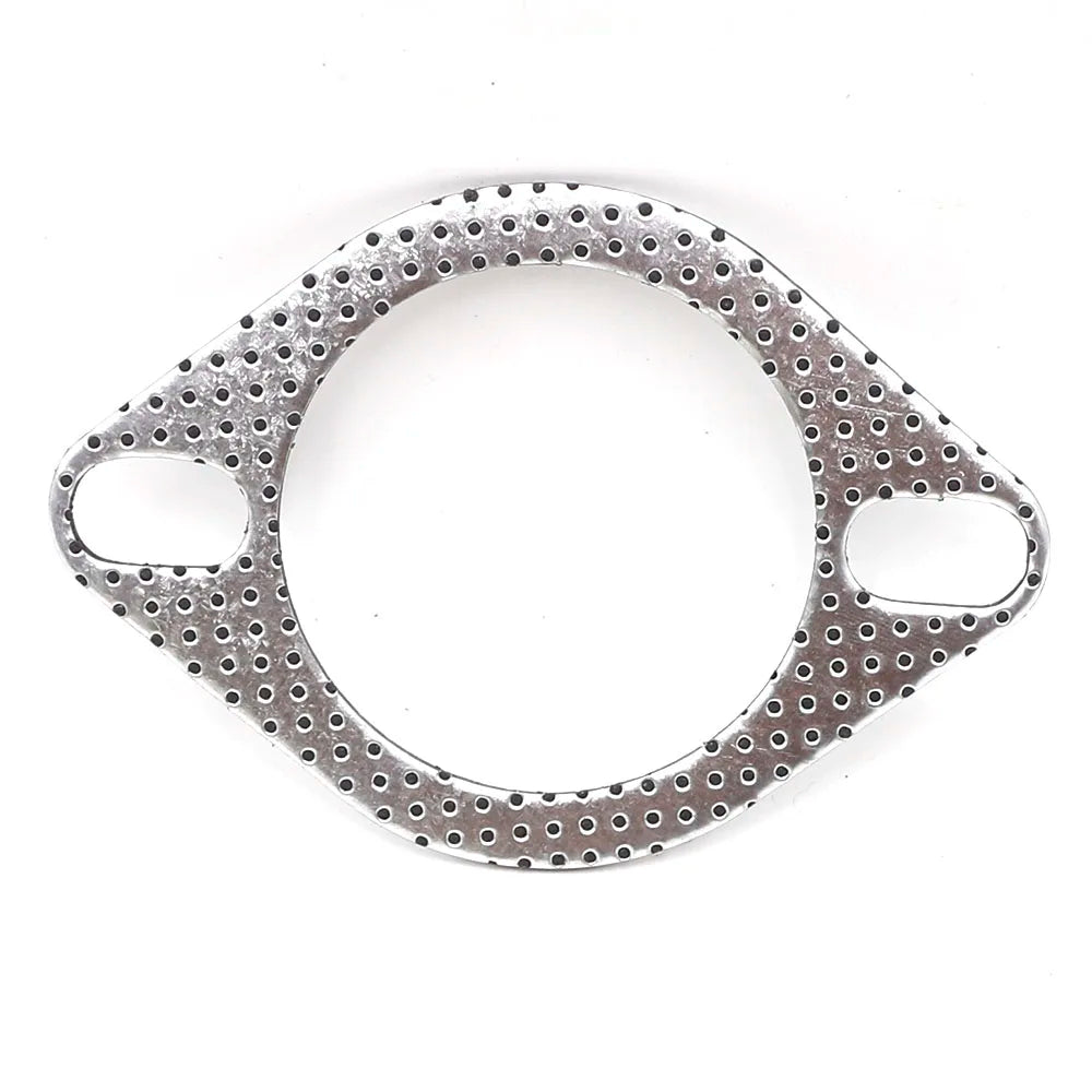 5Pcs/Lot 2.5 Inch=63Mm Car Engine Exhaust Gasket Universal Exhaust Pipe Gasket with Two Holes