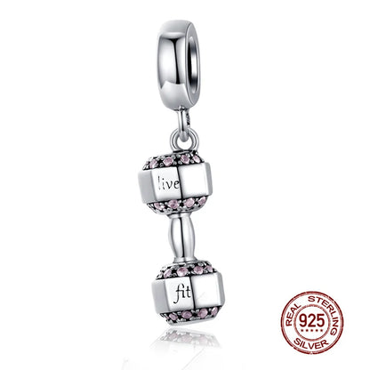 925 Sterling Silver Women Boy Girls Pet Camera Bee Charm Coffee Ladybug Beads Fit DIY Original Bracelet Pendants Jewelry