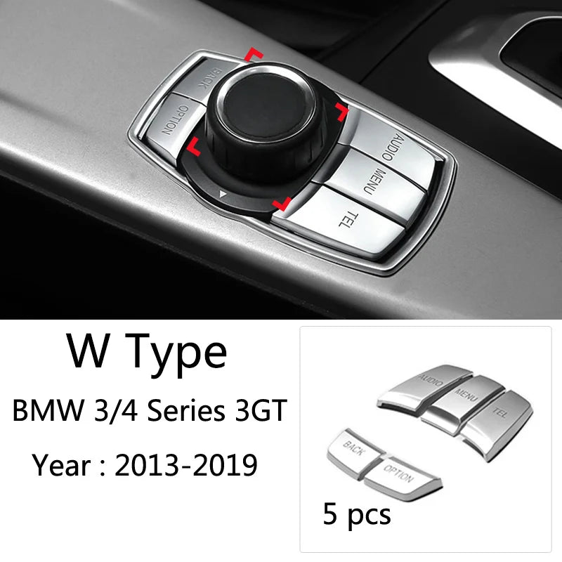 For BMW 3 4 Series 3GT F30 F31 F32 F34 F36 316Li 320Li Car Accessories Control Gear Shift Panel Decorative Strip Cover Trim