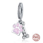 925 Sterling Silver Women Boy Girls Pet Camera Bee Charm Coffee Ladybug Beads Fit DIY Original Bracelet Pendants Jewelry