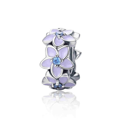 Authentic 925 Sterling Silver Dog Animal Footprint Cat Heart LOVE Spacer Charm Fit Bracelet DIY Original SCC594