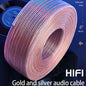 DIY HIFI Audio Cable Oxygen Free Pure Copper Speaker Cable for Car Audio Home Theater Audio Wire Soft Touch Cable