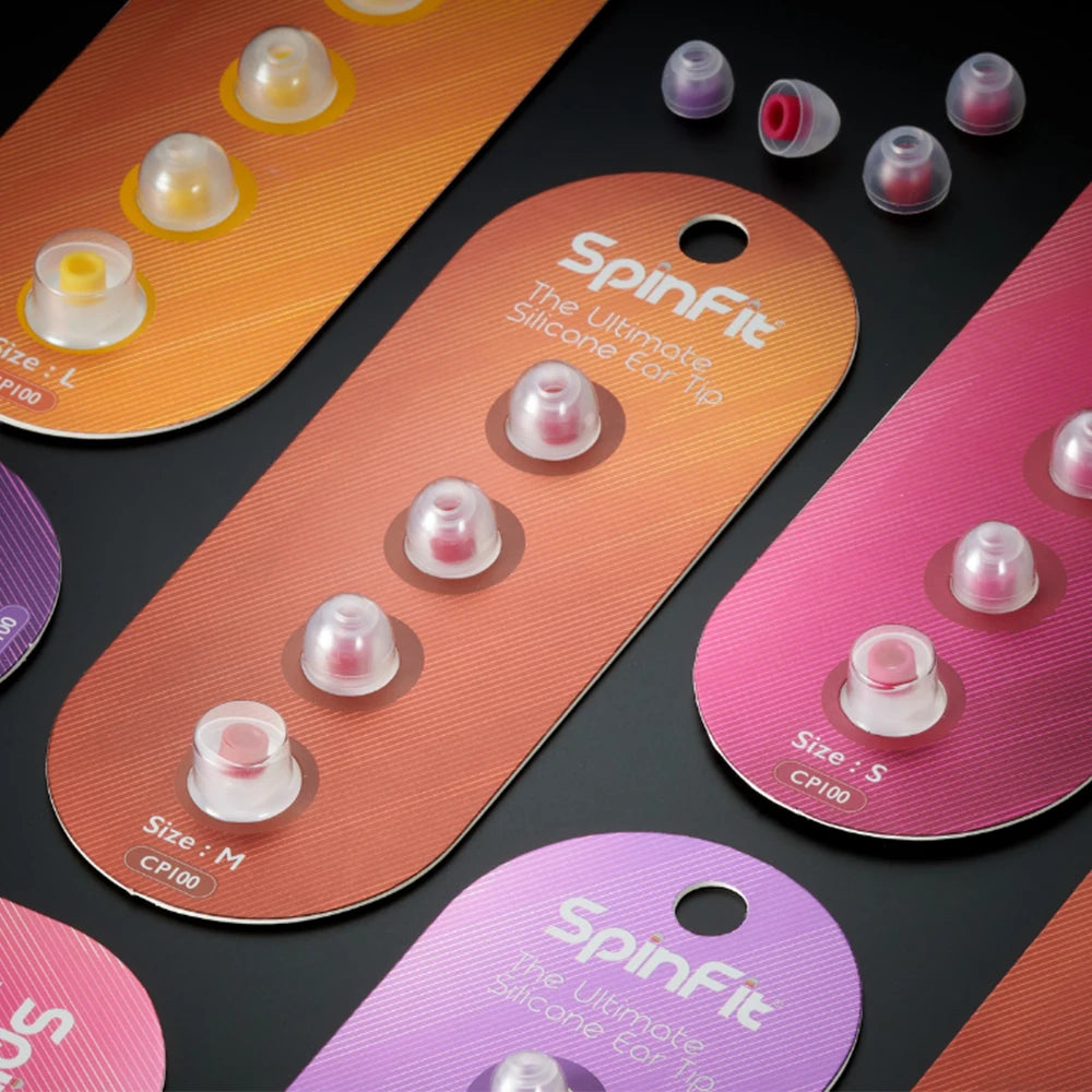 Spinfit CP100 CP800 CP240 In-Ear Ear Tips Silicone Case for Fiio DUNU KZ Hidizs Moondrop Earphone
