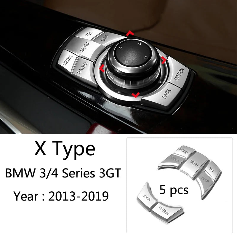 For BMW 3 4 Series 3GT F30 F31 F32 F34 F36 316Li 320Li Car Accessories Control Gear Shift Panel Decorative Strip Cover Trim
