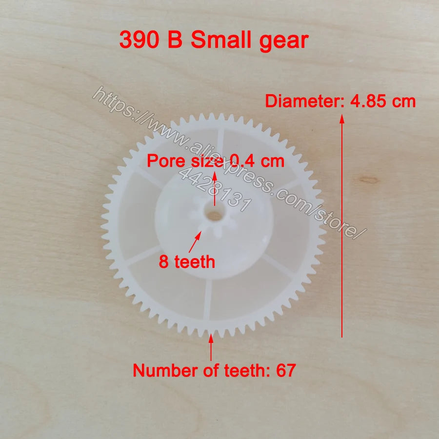 Children Electric Car Plastic Gear,550 Gearbox Gear for Electric Baby Cars,Kid'S Electric Vehicle Metal Gear for 390 Gearbox