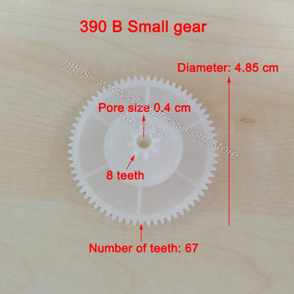 Children Electric Car Plastic Gear,550 Gearbox Gear for Electric Baby Cars,Kid'S Electric Vehicle Metal Gear for 390 Gearbox