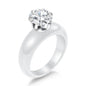 Fashion White Black Ceramic Rings for Women Smooth Surface Inlaid Zircon Women Ring Stainless Steel Wedding Engagement Gift