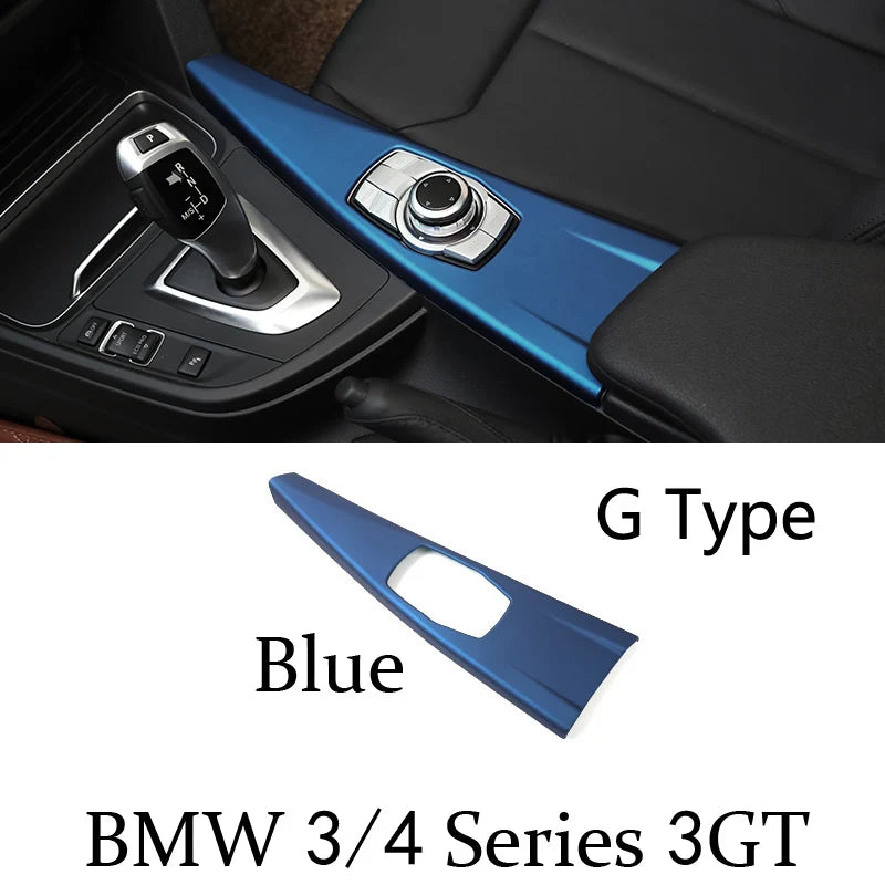 For BMW 3 4 Series 3GT F30 F31 F32 F34 F36 316Li 320Li Car Accessories Control Gear Shift Panel Decorative Strip Cover Trim