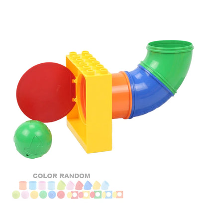 Big Building Blocks Assemble Accessories Children Toys Compatible with Duploes Amusement Park Playground Creativity DIY Set Gift