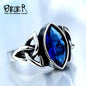 316L Stainless Steel Viking Men Ring Knot Rune Norse Jewelry Exquisite Ring LLBR8-269R