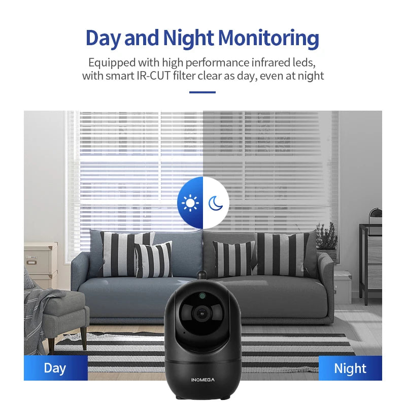 INQMEGA HD 1080P Cloud Wireless IP Camera Intelligent Auto Tracking of Human Home Security Surveillance CCTV Network Wifi Camera