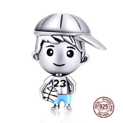925 Sterling Silver Women Boy Girls Pet Camera Bee Charm Coffee Ladybug Beads Fit DIY Original Bracelet Pendants Jewelry