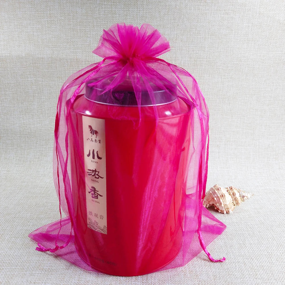 50Pcs/Lot 15X20 17X23 20X30 25X35Cm Big Drawable Organza Bags Jewelry Packaging Bags Wedding Party Decoration Gift Bag Favor Bag