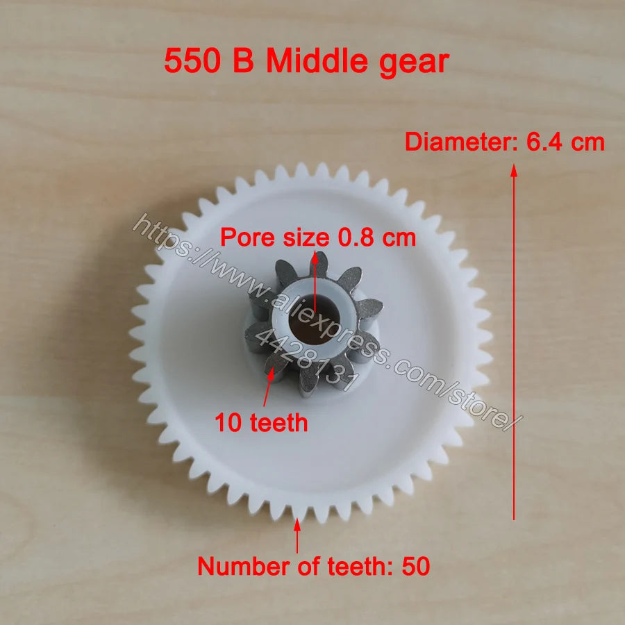 Children Electric Car Plastic Gear,550 Gearbox Gear for Electric Baby Cars,Kid'S Electric Vehicle Metal Gear for 390 Gearbox