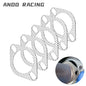 5Pcs/Lot 2.5 Inch=63Mm Car Engine Exhaust Gasket Universal Exhaust Pipe Gasket with Two Holes