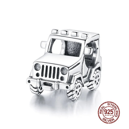 925 Sterling Silver Women Boy Girls Pet Camera Bee Charm Coffee Ladybug Beads Fit DIY Original Bracelet Pendants Jewelry