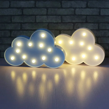 Cloud LED 3D Cartoon Night Light Wall Baby Lamp Toys Nordic Lamp Home Decoration Children'S INS Photographic Props Xmas Gift