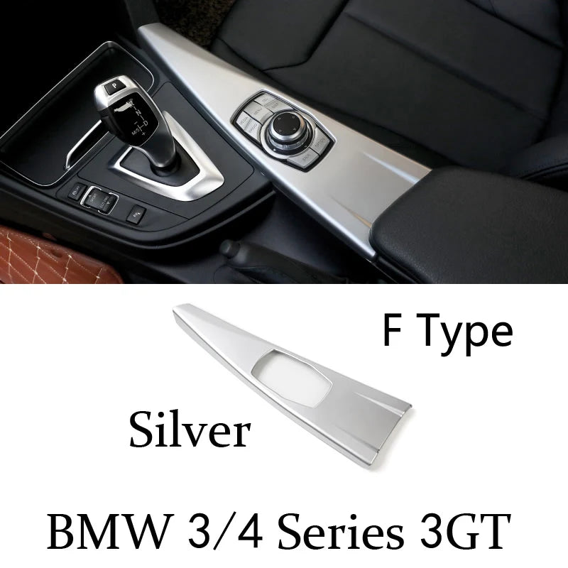 For BMW 3 4 Series 3GT F30 F31 F32 F34 F36 316Li 320Li Car Accessories Control Gear Shift Panel Decorative Strip Cover Trim