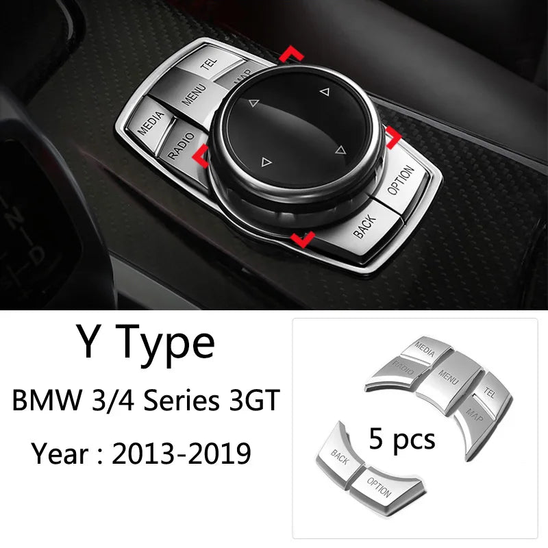 For BMW 3 4 Series 3GT F30 F31 F32 F34 F36 316Li 320Li Car Accessories Control Gear Shift Panel Decorative Strip Cover Trim