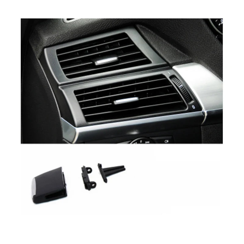 For BMW X5 X6 E70 E71 Air Conditioning Vent Toggle Piece Outlet Card Pad Clip Repair Bag Wind Direction Adjustment Plectrum Knob
