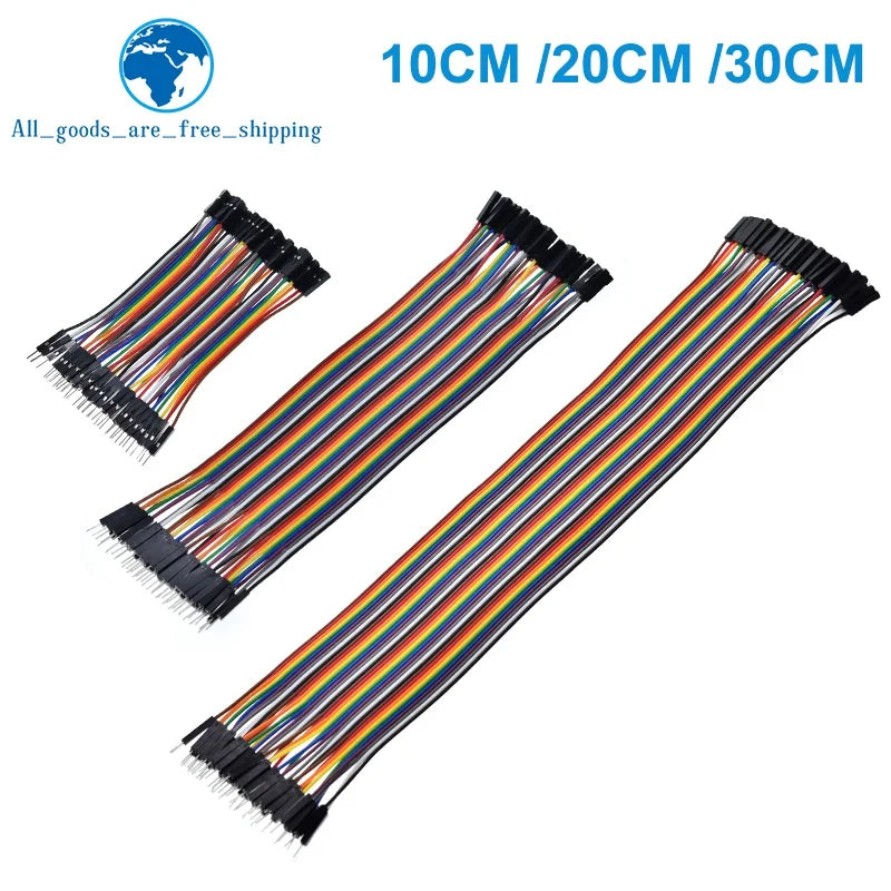 Dupont Line 10CM 20CM 30CM 40Pin Male to Male + Male to Female and Female to Female Jumper Wire Dupont Cable for Arduino