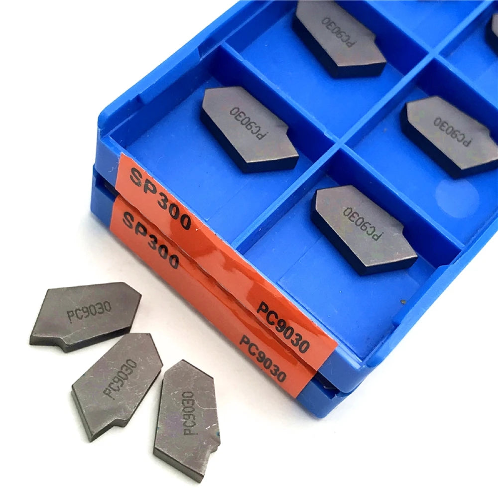 SP200 SP300 SP400 PC9030 NC3020 NC3030 Slotted Carbide Inserts Parting and Grooving Metal Tool Lathe Tool Grooving Turning Tool