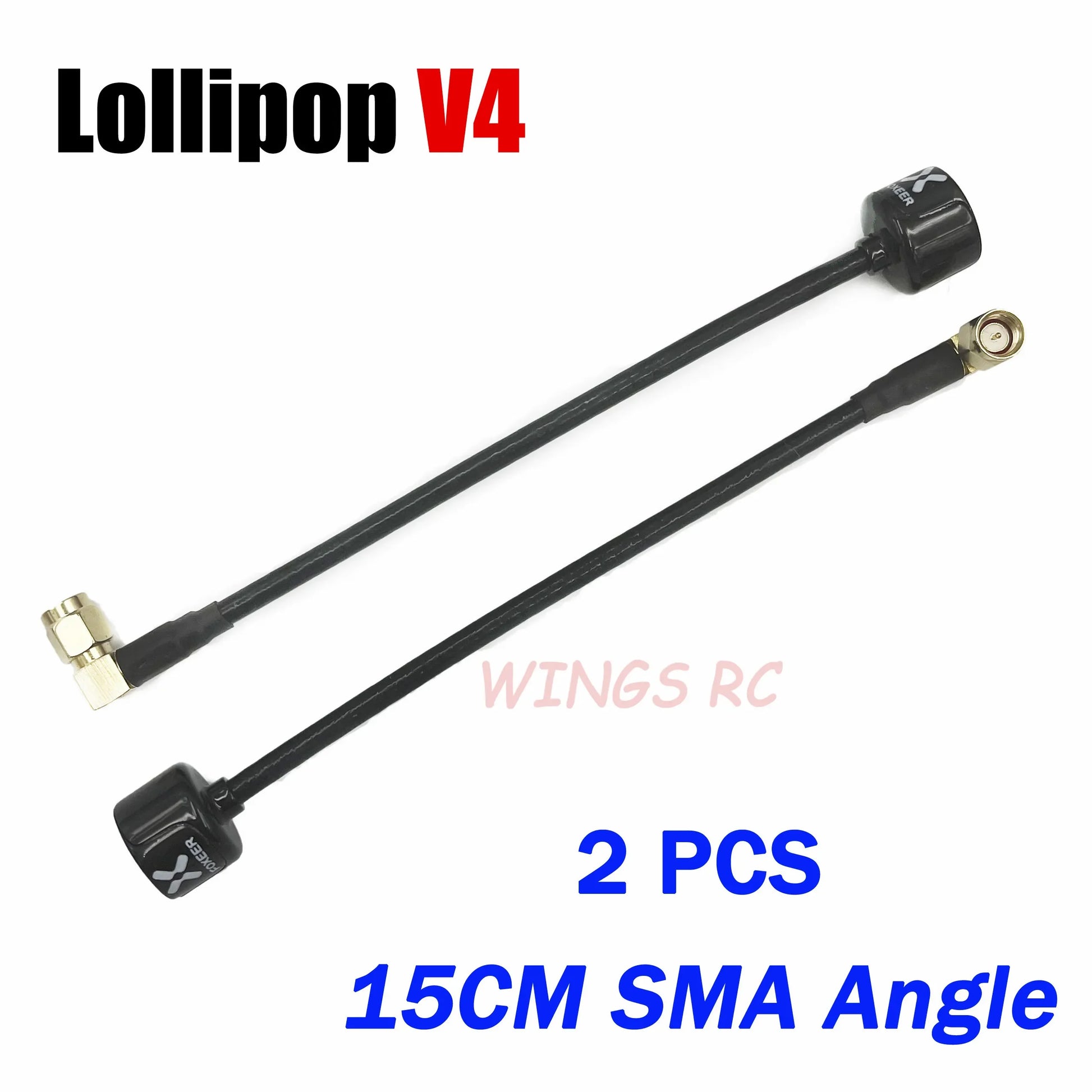 Antenna Lollipop 4 V4 FPV Antenna 5.8G 2.6Dbi Stubby RHCP SMA RPSMA UFL Straight/Angle MMCX 7.2G for FPV RC Racing Drone