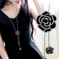 Imitation Pearl Necklaces Retro Popular Vintage Leaf Collar Statement Necklace Long Jewelry for Women