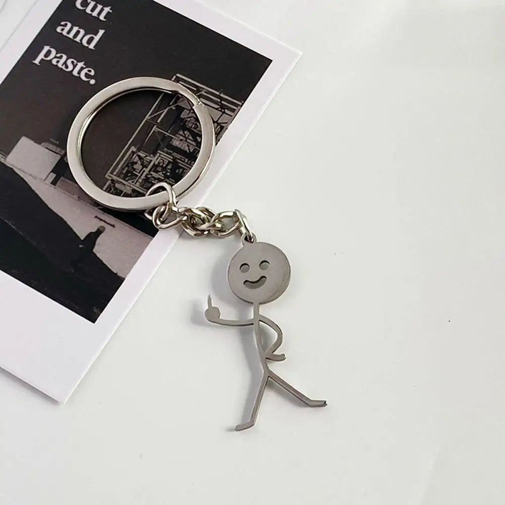 SEKINEW New Creative Skull Toilet Decoration Purse Rubber Keychain Keyring Car Ornament Accessories Charm Pendant Funny Gifts