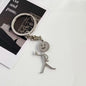 SEKINEW New Creative Skull Toilet Decoration Purse Rubber Keychain Keyring Car Ornament Accessories Charm Pendant Funny Gifts