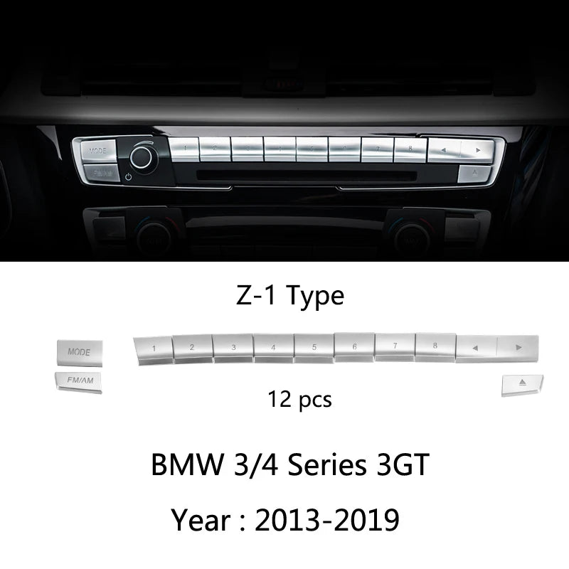 For BMW 3 4 Series 3GT F30 F31 F32 F34 F36 316Li 320Li Car Accessories Control Gear Shift Panel Decorative Strip Cover Trim