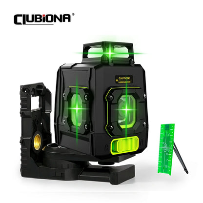 CE Certificated 3D New ABS and PC Shell Shockproof Lines Laser Level with 5200Mah BATTERY Work Separately Laser Lines