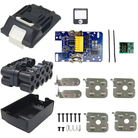 BL1830 Li-Ion Battery Case Charging Protection Circuit Board PCB LED Digital Indicator Box for Makita 18V 6.0Ah Housings Shell