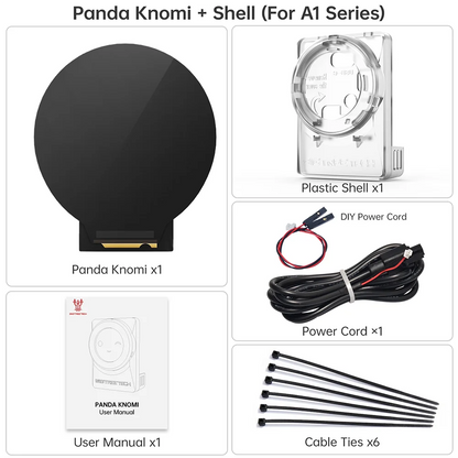 Panda Knomi Display Screen Customize UI OTA Firmware Real-Time Updates for Bambu Lab P1 A1 X1 A1 MINI Panda Branch