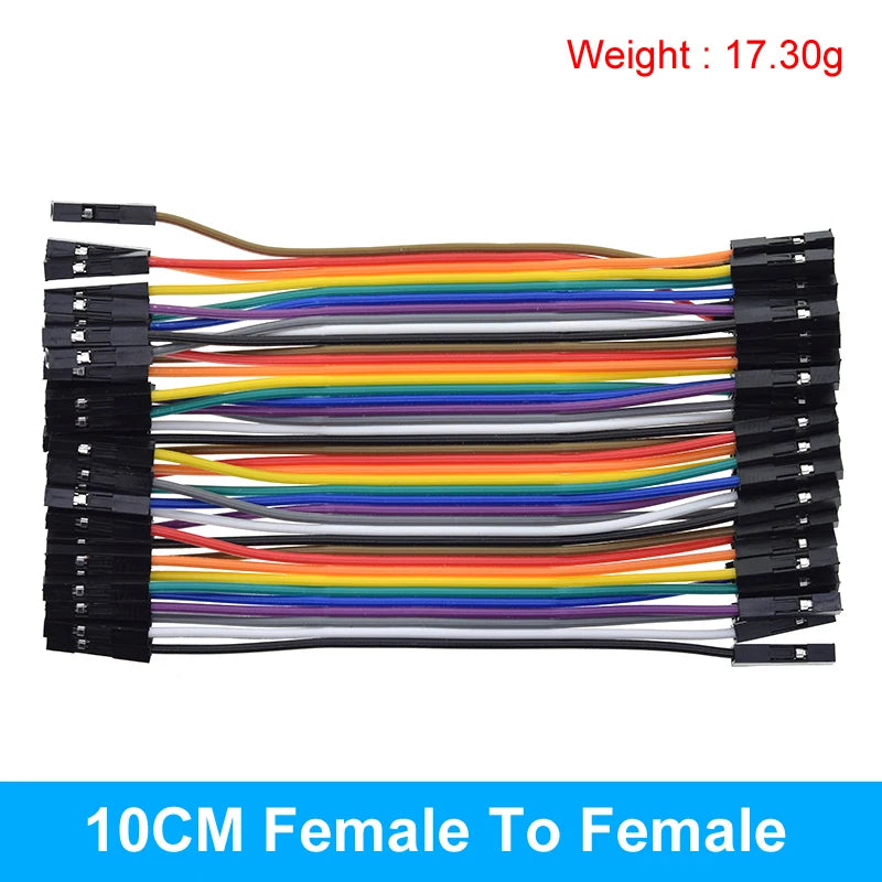 Dupont Line 10CM 20CM 30CM 40Pin Male to Male + Male to Female and Female to Female Jumper Wire Dupont Cable for Arduino