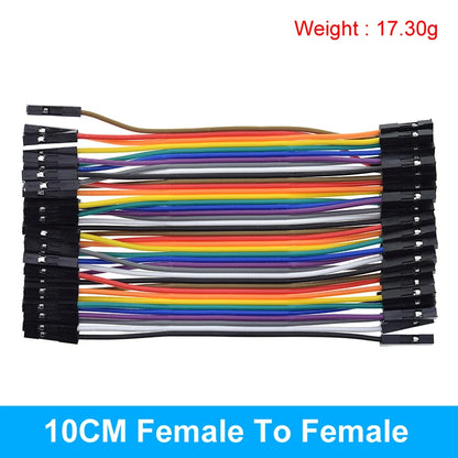 Dupont Line 10CM 20CM 30CM 40Pin Male to Male + Male to Female and Female to Female Jumper Wire Dupont Cable for Arduino