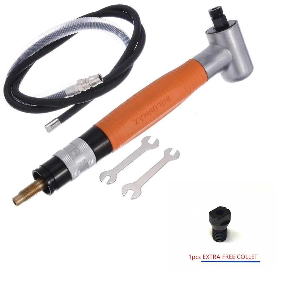 3Mm 90 Degree Air Grinder Pneumatic Tool Micro Grinder Grinding Polishing Tool Set Metal Cutting Abrasive Tools Mayitr