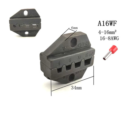 Die Sets for FSE/HS-A03B/A03C/AV10A/AV101/A10/A16WF/AV103 Crimping Plier Jaws Machine Modules Plug Spring Crimping Cap Terminals